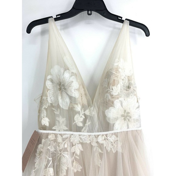 BHLDN Watters The Ricarda Gown Size 8 Tulle Gown - Picture 5 of 12